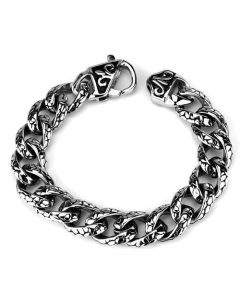 JCE1977 High polished (no plating) Stainless Steel Bracelet with No Stone